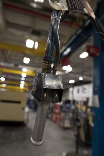Ingersoll Rand 7756E-2C10-C6S ARO Series Air Chain Hoist | 1/2 Ton Capacity | 10 ft. Lift | 6 ft. Drop Standard | Steel Snap Hook | Pendent Control | Steel Chain Container