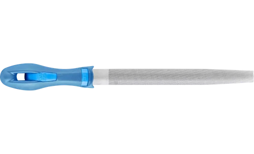 Pferd 11027P American Pattern 10" Machinist File | Half Round with Handle | Second Cut 2 | DIY Packaged | Sold by Box of 5