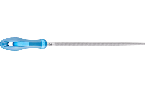 Pferd 11070P American Pattern 10" Machinist File | Round with Handle | Bastard Cut 1 | DIY Packaged | Sold by Box of 5