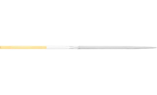 Pferd 15221 Precision 7" CORINOX Needle File for Stainless | Three Square | Swiss Pattern | Cut 0 | Sold by Box of 12