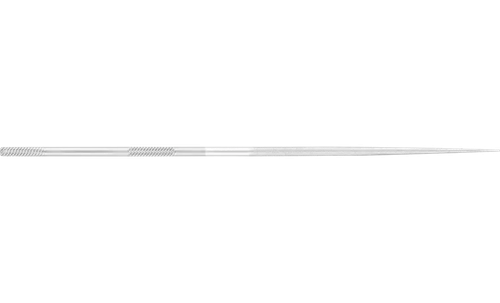 Pferd 12041 Precision 5-1/2" Round Needle File | Knurled Handle | Swiss Pattern | Cut 2 | Sold by Box of 12