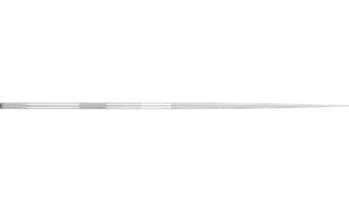 Pferd 12003 Precision 6-1/4" Round Needle File | Knurled Handle | Swiss Pattern | Cut 0 | Sold by Box of 12