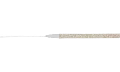 Pferd 4015 5-1/2" Diamond Needle File | Equalling Round Edge | Medium Cut | 1/8" Shank
