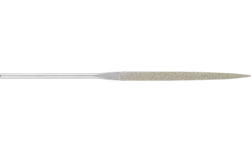 Pferd 4016 5-1/2" Diamond Needle File | Flat | Medium Cut | 1/8" Shank