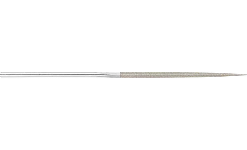 Pferd 4030 5-1/2" Diamond Needle File | Three Square | Fine Cut | 1/8" Shank