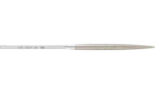 Pferd 04032 5-1/2" Diamond Needle File | Half Round | Fine Cut | 1/8" Shank