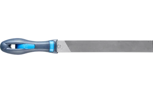 Pferd 17125P American Pattern 8" Saw Bit File with Handle | Round Edge | DIY Packaged | Second Cut | Sold by Box of 5
