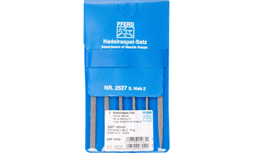 Pferd 15065 5-1/2" Needle Rasp Set | Second Cut