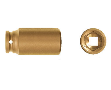 CS Unitec Ex1850-075UB 2-9/16" Deep Impact Socket | 1" Drive Size | 6-Point | Copper Beryllium