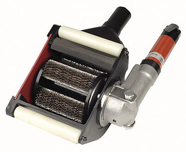 CS Unitec 194.0405 RotoPeen Pneumatic Hand-Held Scarifier | 2700 RPM | 4" Cutting | C' Flaps Cutting Media