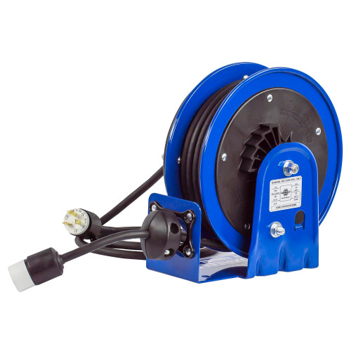 Coxreels PC10-3012-B Compact Efficient Heavy Duty Power Cord Reel | PC10 Series | 115 Volts | 30' Cord Length | 20 Amps