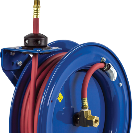 Coxreels P-LP-450 Performance Spring Rewind Hose Reel | P Series | 1/2" Hose Diameter | 50' Hose Length | 300 Max PSI
