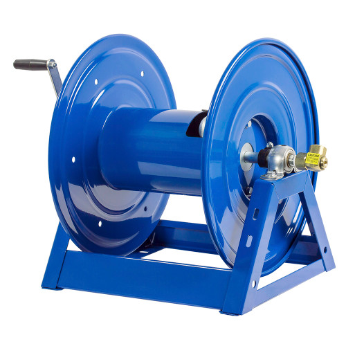 Coxreels 1125-4-100 Hand Crank Hose Reel | 1125 Series | 1/2" Hose Diameter | 100' Hose Length | 3000 Max PSI | Less Hose