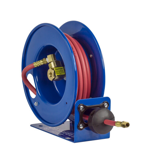 Coxreels LG-LP-125 Compact Efficient Spring Rewind Hose Reel | LG Series | 1/4" Hose Diameter | 25' Hose Length | 300 Max PSI