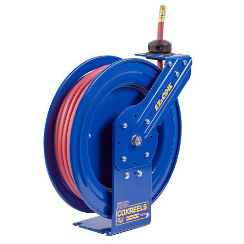 Coxreels EZ-P-LP-150 Performance Spring Rewind Hose Reel | EZ-P Series | 1/4" Hose Diameter | 50' Hose Length | 300 Max PSI