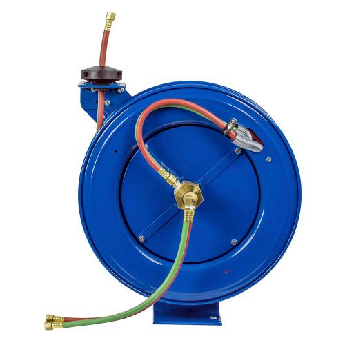 Coxreels SHWT-N-150 Dual Hose Spring Rewind Hose Reel | SHW Series | 1/4" Hose Diameter | 50' Hose Length | 200 Max PSI