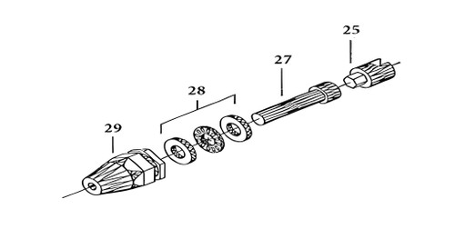 Marson Tool Part M95509 Front End Assembly | 3/8"-16 Thread Size | For SST-4 Rivet Nut Tools