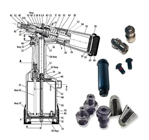 Marson Tool Part M95539 Hex-Drive | 1/4-20" - 1/4-28" Thread Size | For SST-3 Rivet Nut Tools
