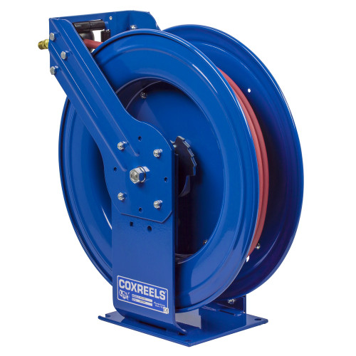 Coxreels TSHL-N-375 Supreme Duty Spring Rewind Hose Reel | T Series | 3/8" Hose Diameter | 75' Hose Length | 300 Max PSI | Less Hose