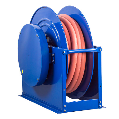 Coxreels SLPL-750 Single Hose Spring Rewind Hose Reel | SP Series | 1-1/4" Hose Diameter | 50' Hose Length | 250 Max PSI | Less Hose