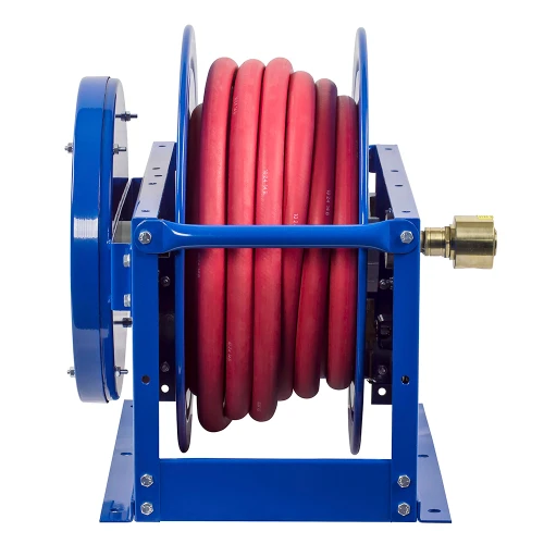 Coxreels SLPL-650 Single Hose Spring Rewind Hose Reel | SP-Fuel Series | 1" Hose Diameter | 50' Hose Length | 300 Max PSI | Less Hose