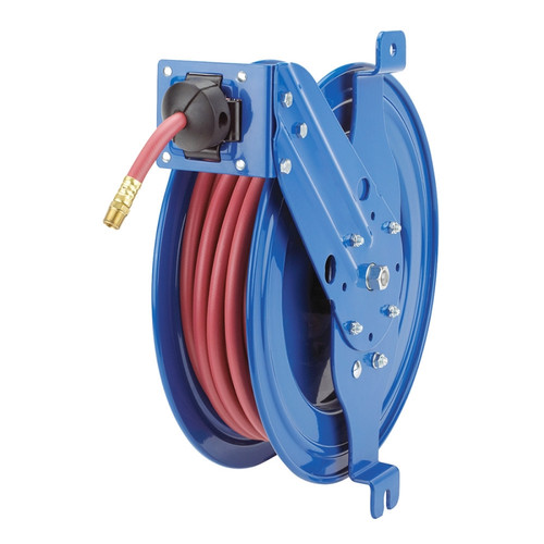 Coxreels SG19L-L450 Side Mount Reel with Guide Arm | SG Series | 1/2" Hose Diameter | 50' Hose Length | 300 Max PSI | Less Hose