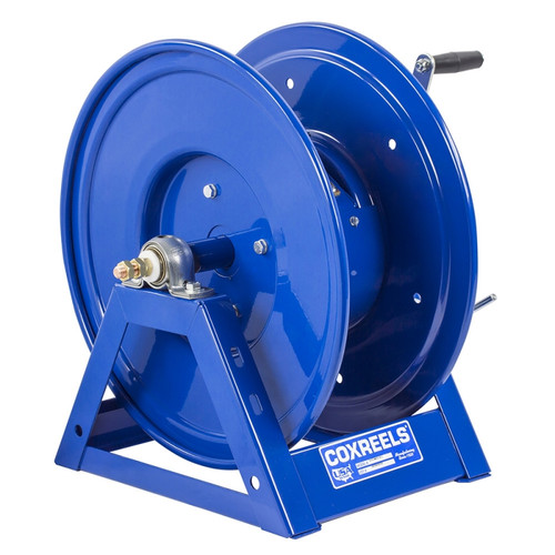 Coxreels 1125WCL-12-C Hand Crank Welding Cable Reel | 1125WCL Series | 2 Cable Gauge | 600' Cable Capacity | 450 Amps | Less Cable