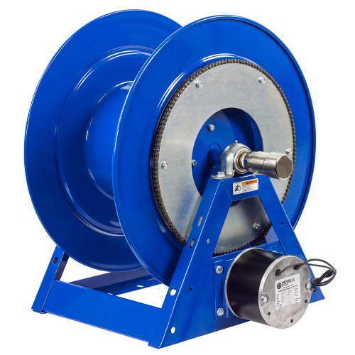 Coxreels 1175-6-100-A Motor Rewind Hose Reel | 1175 Series | 1" Hose Diameter | 100' Hose Length | 3000 Max PSI | Less Hose