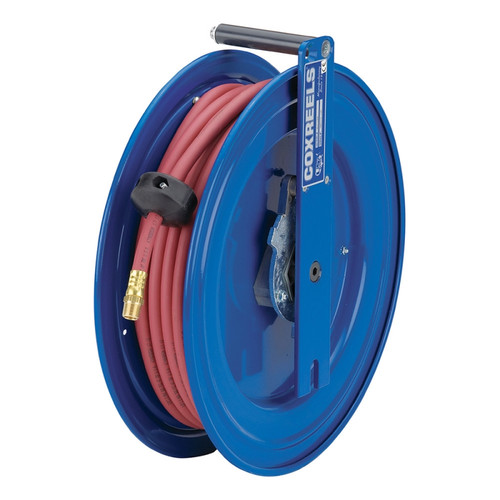 Coxreels SL13L-L125 Spring Rewind Hose Reel | S Series | 1/4" Hose Diameter | 25' Hose Length | 300 Max PSI | Less Hose