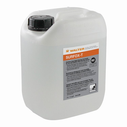 Walter Surface Technologies 54A006 SURFOX-T Heavy Duty Electrolyte Solution | Liquid | 1.3 Gallon Capacity Volume