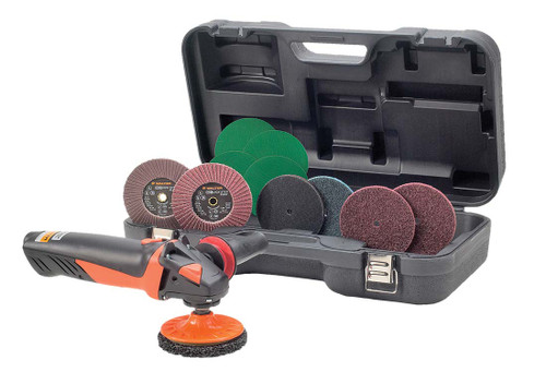 Walter Surface Technologies 30A277 Quick-Step Variable Speed Finisher Kit | 1550 Watts | 2,000-7,600 RPM | 6" Wheel Capacity