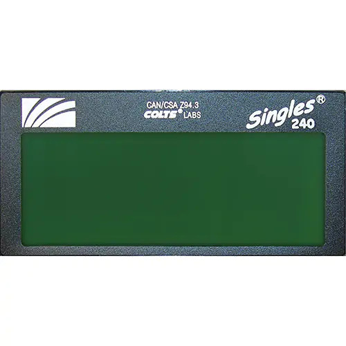 ArcOne S240-10/11 2" x 4" Singles Duo HD Retrofit Auto-Darkening Lens | 2.5 Light Shade | 10 - 11 Dark Shade | Fixed