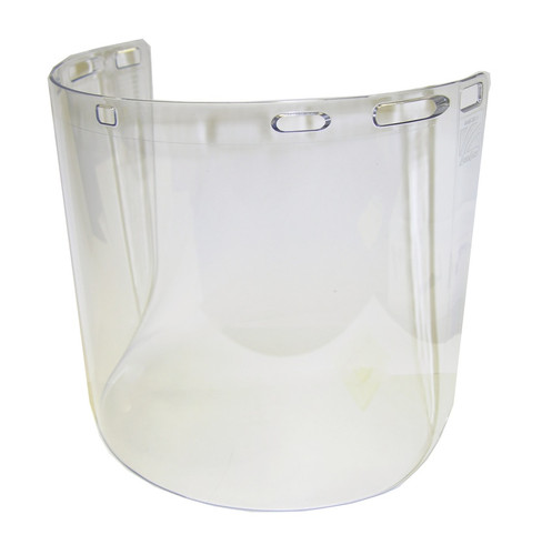 ArcOne 168CL-PC Clear Square Visor | Polycarbonate Injection Moulded | 16" x 8" x .060" Size