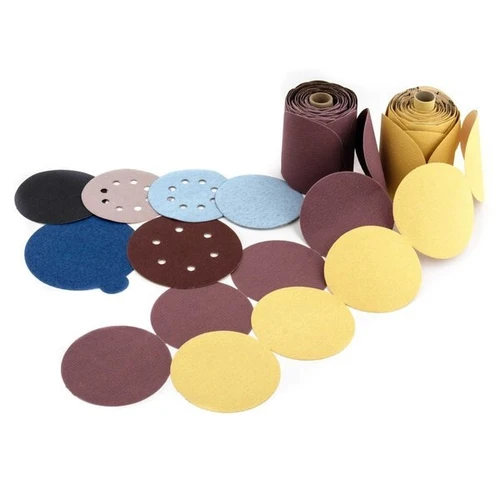 United Abrasive 36622 Individual PSA Paper Disc | 3S Stearated Aluminum Oxide | 6" Diameter | 120 Grit | Sold by Box of 100
