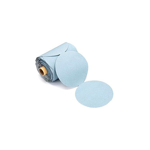 United Abrasive 36302 High Performance Individual PSA Paper Disc | 6S Premium Stearated Ceramic | 6" Diameter | 120 Grit | Sold by Box of 100