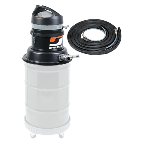 Dynabrade 61201 RaptorVac Electric DrumVac Kit | 55 Unit Capacity Gallon | 0.3 Micron | Single Operator | General Purpose