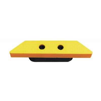 Dynabrade 57956 Non-Vacuum Dynafine Raised Panel Disc Pad | 4" x 3/4" Pad Size | 3/8" Thickness | Hook-Face | Soft Density | Short Nap