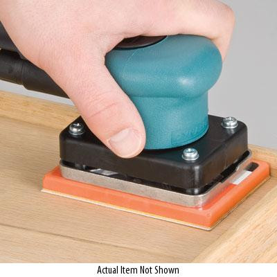 Dynabrade 56351 Non-Vacuum Dynabug II Pad | 3" x 4" Pad Size | 3/8" Thickness | Hook-Face | Short Nap
