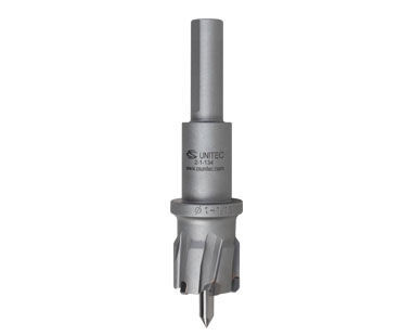 CS Unitec 2-1-120 Extra Heavy Duty Carbide-Tipped Hole Cutter | 2-Series | 5/8" Diameter | 5/8" Depth