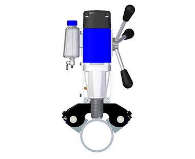 CS Unitec PipeMAB 200 Magnetic Pipe Drilling Machine | 110 Volt | 450 RPM | 1-3/8" Diameter Hole Capacity