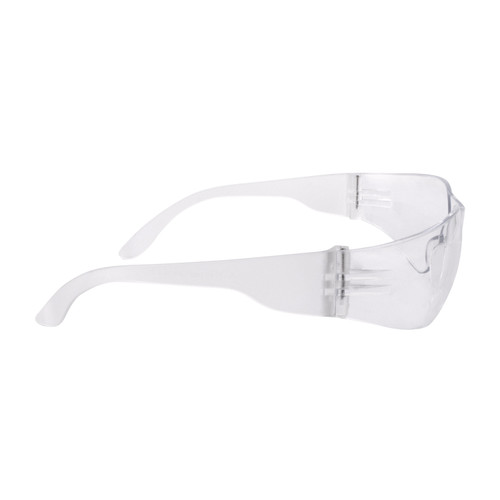 Radians MR0110ID Mirage Safety Glasses | Clear Frame | Clear Lens | Box of 12