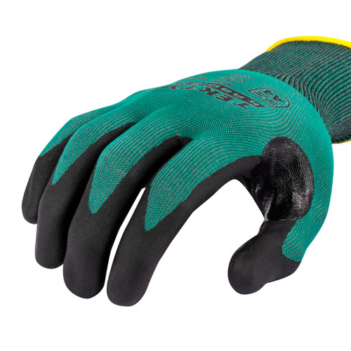 Radians RWG738XXL TEKTYE A4 Cut Protective Work Gloves | Reinforced Thumb | Green | 2X-Large Size | Box of 12 Pairs