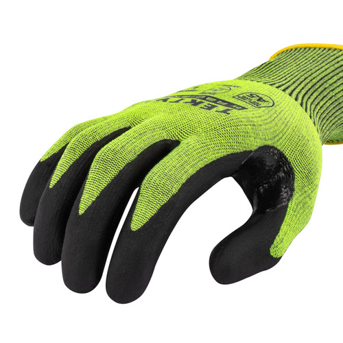 Radians RWG755M TEKTYE A5 Cut Protective Work Gloves | Reinforced Thumb | Green | Medium Size | Box of 12 Pairs