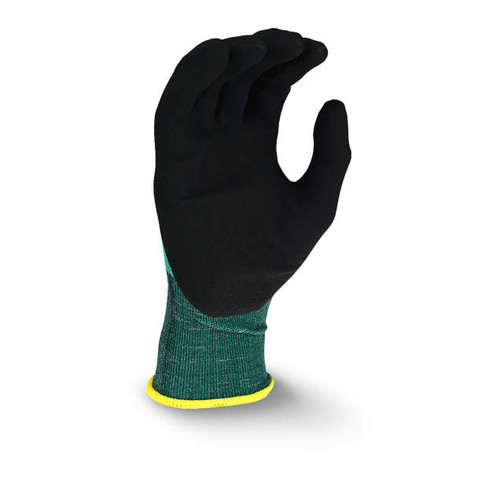 Radians RWG533XXL AXIS A2 Cut Protection Work Gloves | Foam Nitrile Palm | Green | 2X-Large Size | Case of 10 Boxes of 12 Pairs in Each Box