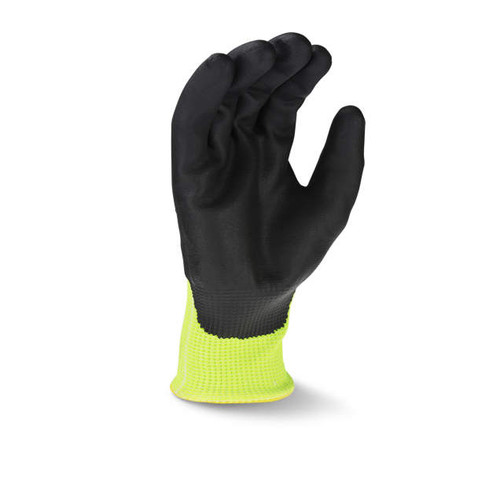 Radians RWG564XXL AXIS A4 Cut Protection Work Gloves | Foam Nitrile Palm | Hi-Vis Lime | 2X-Large Size | Case of 10 Boxes of 12 Pairs in Each Box