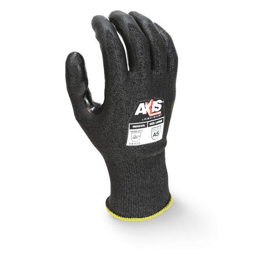 Radians RWG535XL A5 Cut Protection Work Gloves | Touchscreen | Black | X-Large Size | Box of 12 Pairs