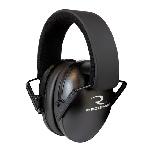 Radians LS0100CS Lowset 21 Earmuffs | Adjustable Headband | Padded Earcups | Black | Each