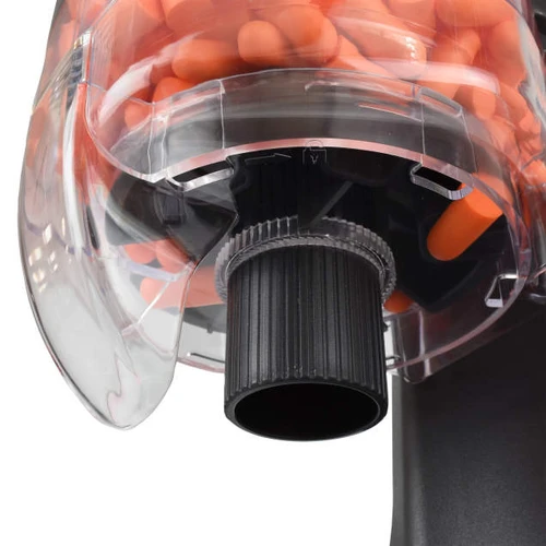 Radians FPD-500L70 Refillable Dispenser with Resistor 32 NNR FP70 Earplugs | Tapered Shape | Uncorded | Orange