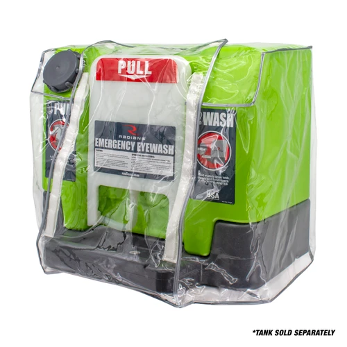 Radians REWCOVER12 Eyewash Tank Cover | 12 Gallon | UV Resistant Plastic | Clear | Case of 12 Units