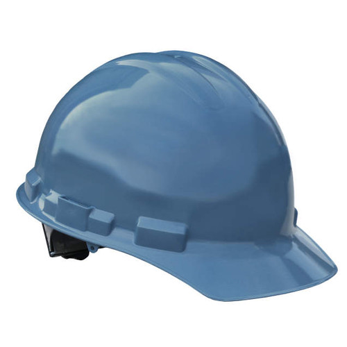 Radians GHR4-BLUE Granite Cap Style Hard Hat | 4 Point Crown Strap Ratchet Suspension | Pillowed Brow Pad | Blue | Each